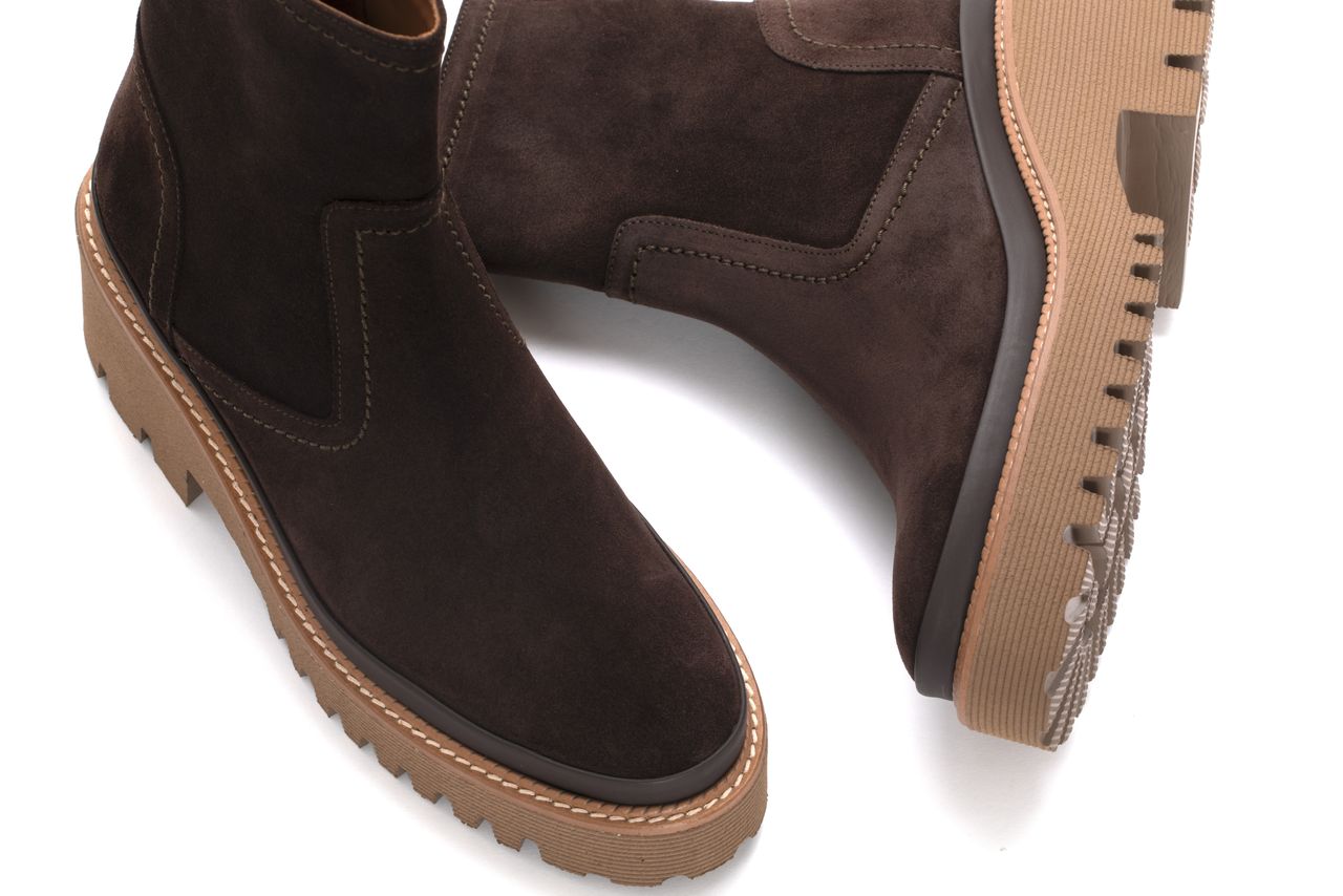 CARMEN VELOUR EXPRESS PLATFORM ANKLE BOOT