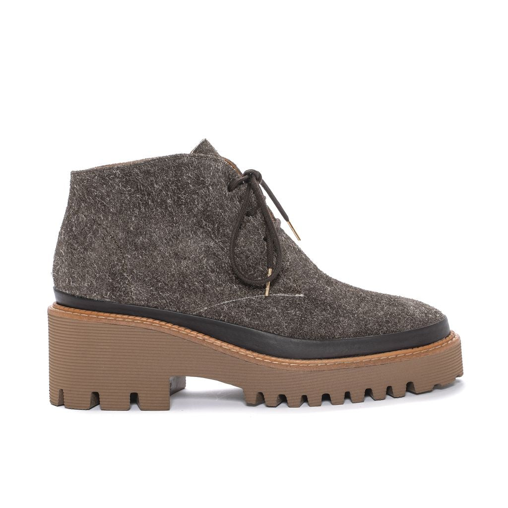 BOTIN PLATAFORMA CARMEN PELUCHE EXPRESS