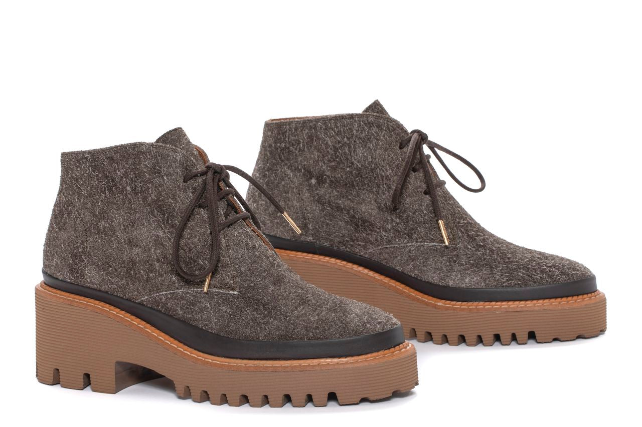 BOTIN PLATAFORMA CARMEN PELUCHE EXPRESS