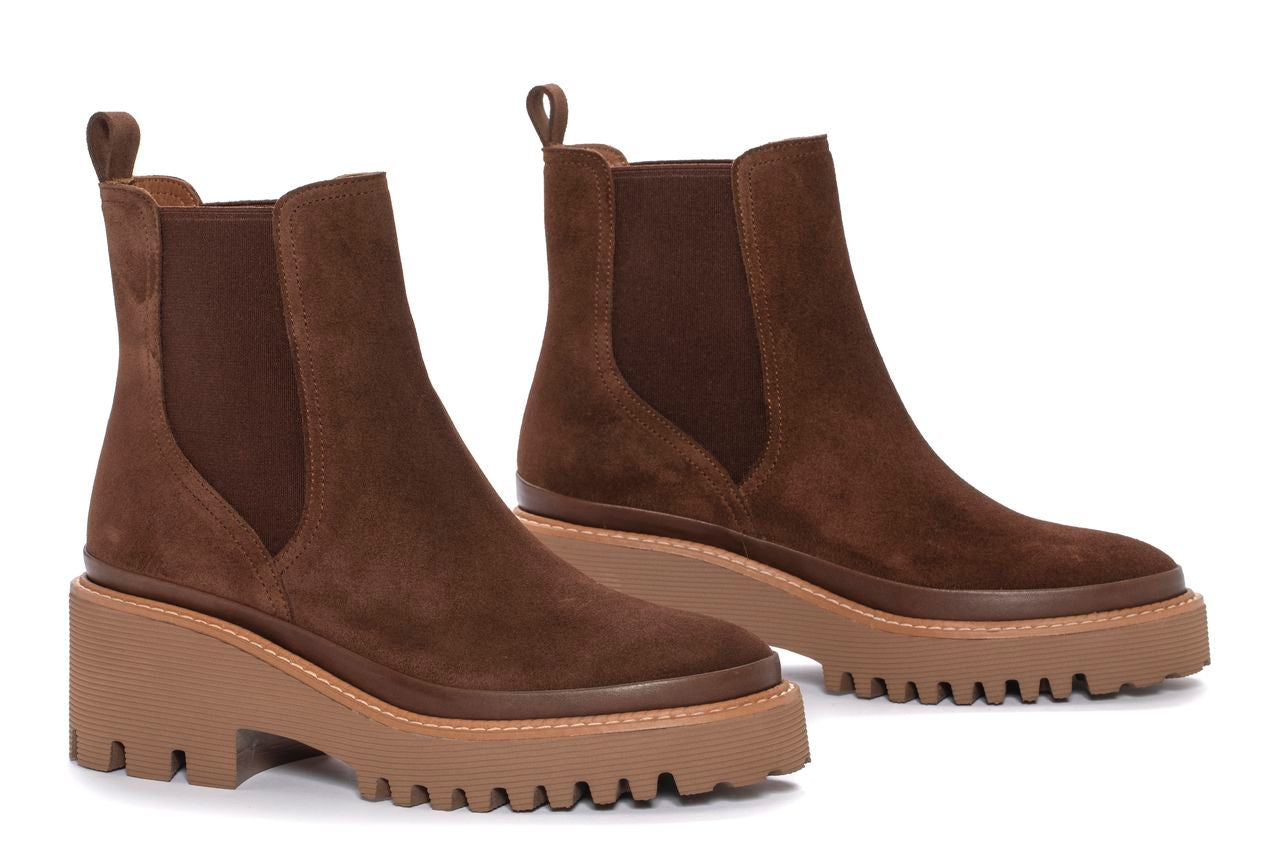 BOTIN PLATAFORMA CARMEN VELOUR EBANO