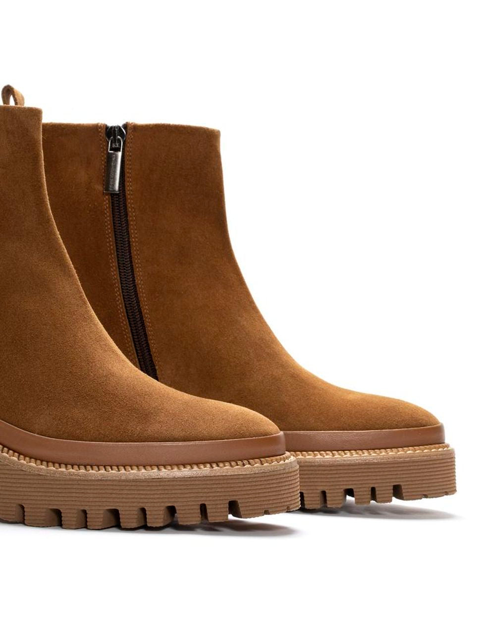 CARMEN VELOR TOFFE PLATFORM ANKLE BOOTS