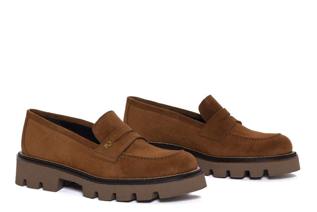 ZAPATO PLANO JENNY VELOUR TOFFE