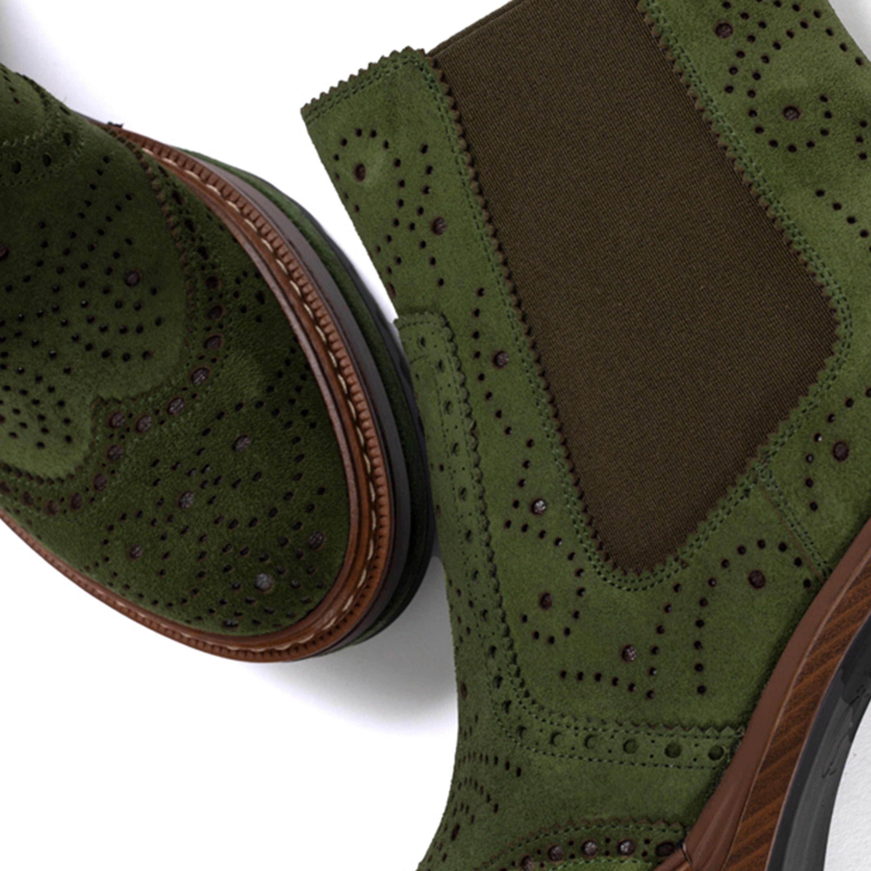 BOOT HEEL OLIVIA VELOR MOSS