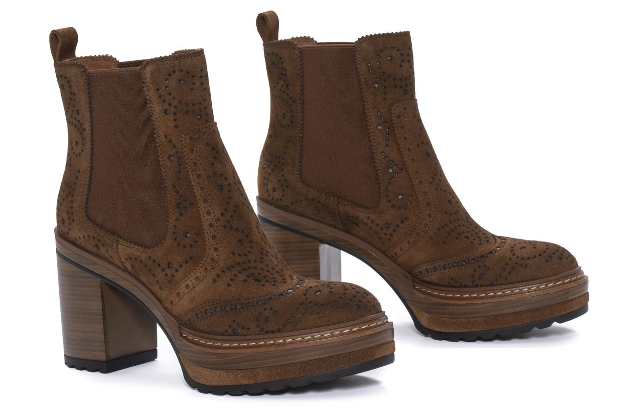 BOTIN TACON OLIVIA VELOUR TOFFE