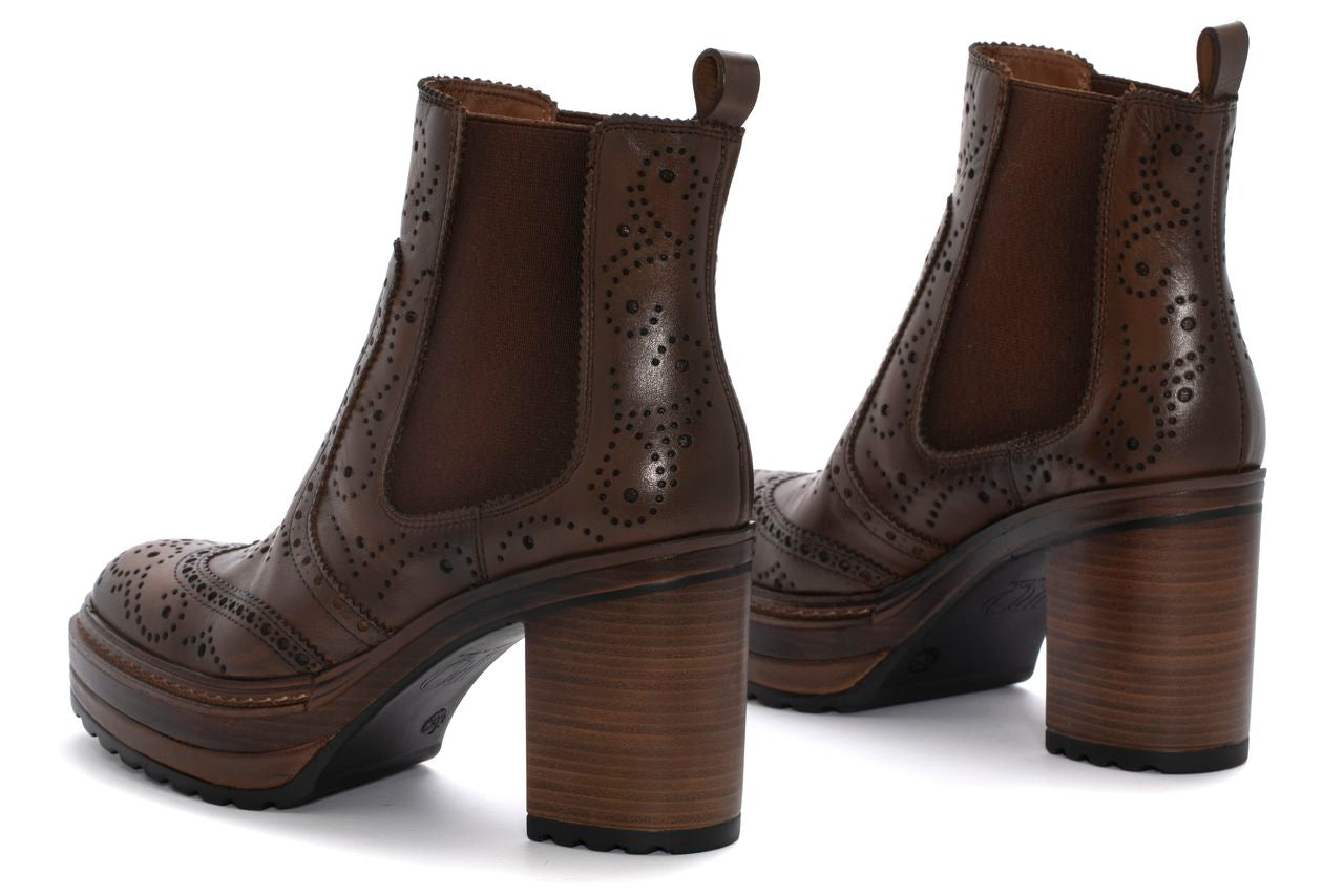 BOTIN TACON OLIVIA BABY CALF CUERO