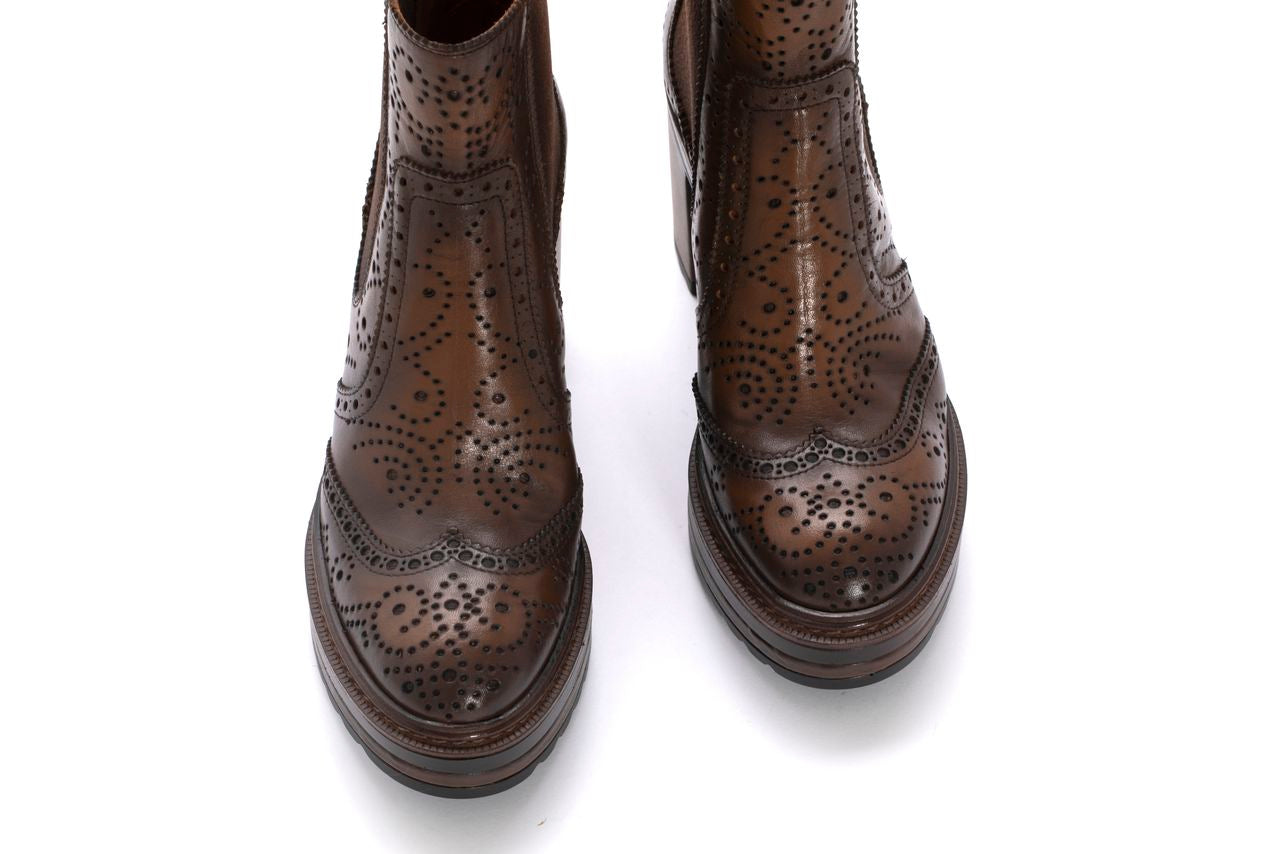 BOTIN TACON OLIVIA BABY CALF CUERO