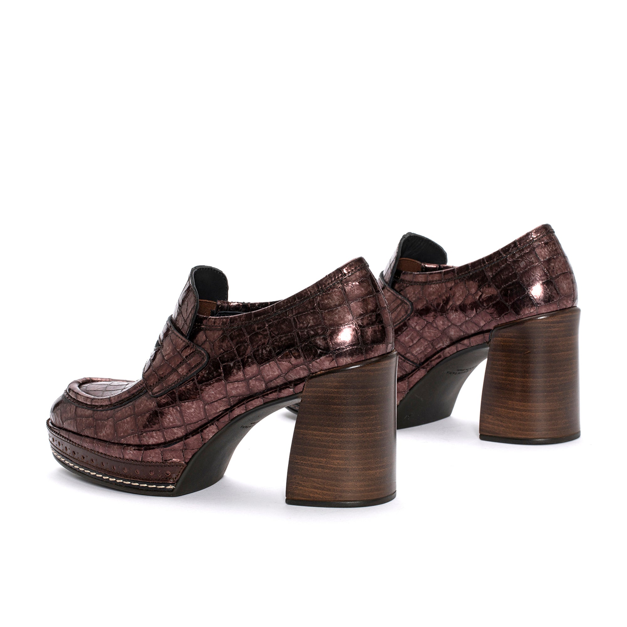 ZAPATO TACON AMELIA COCONUT BRONCE