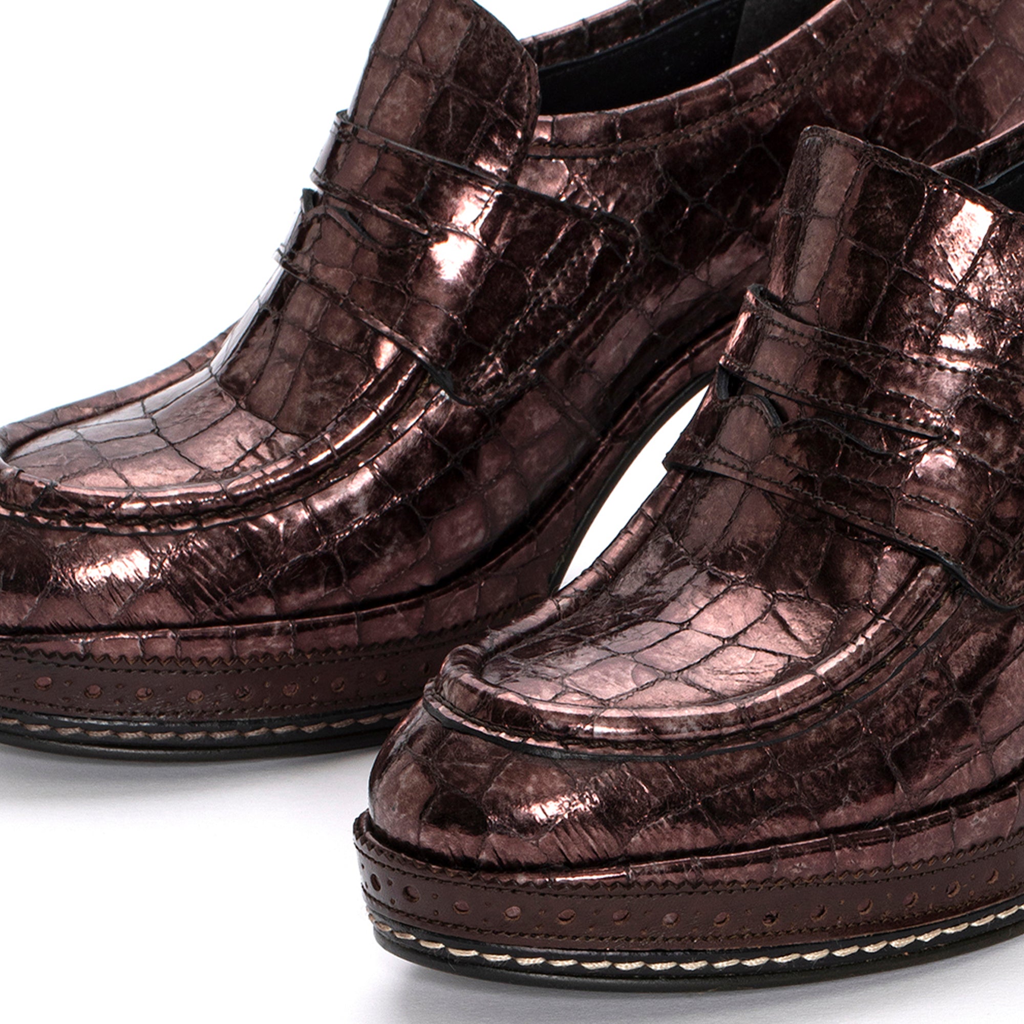 ZAPATO TACON AMELIA COCONUT BRONCE