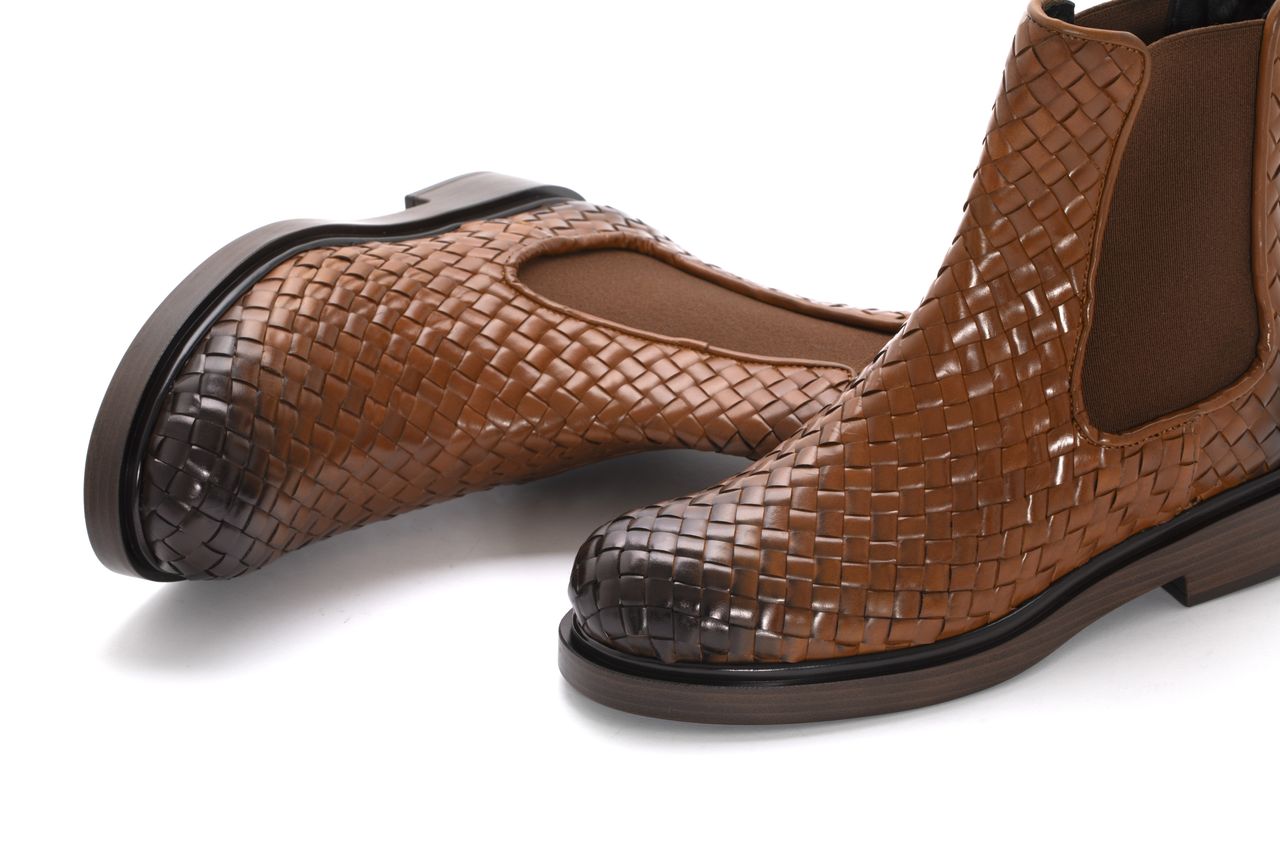 BOTIN PLANO SELINE TRENZADO 8MM NEPAL LEGNO