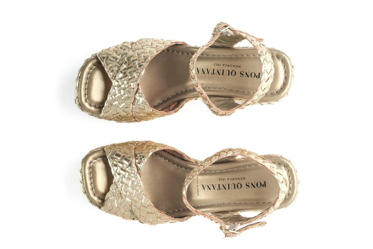 SANDALIA PLATAFORMA ANKARA PLATINO