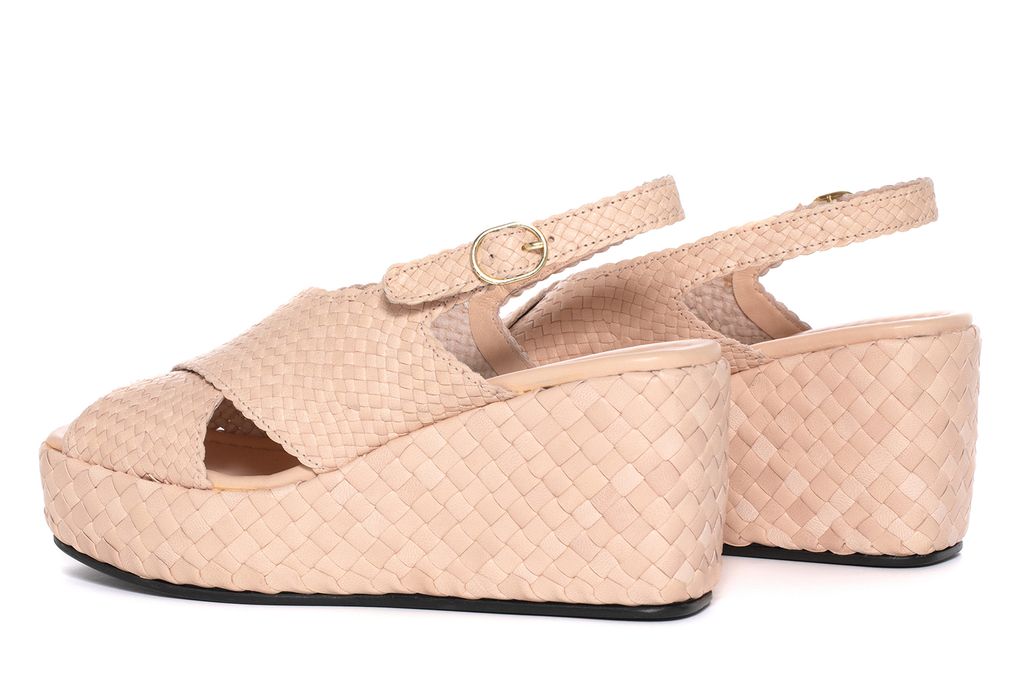 SANDALIA PLATAFORMA ANKARA WET NUDE