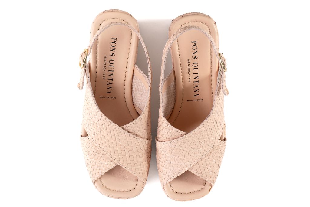 SANDALIA PLATAFORMA ANKARA WET NUDE