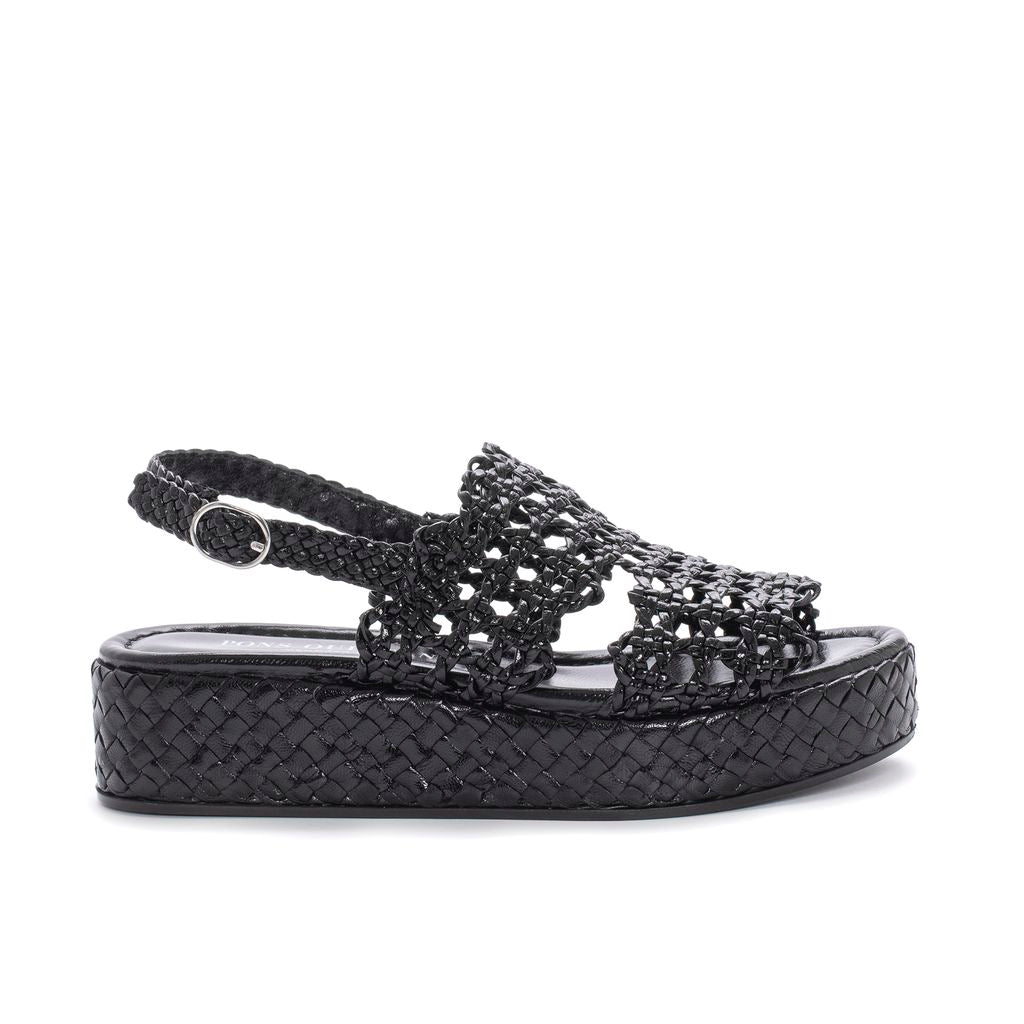 SANDALIA PLATAFORMA FORLI NEGRO