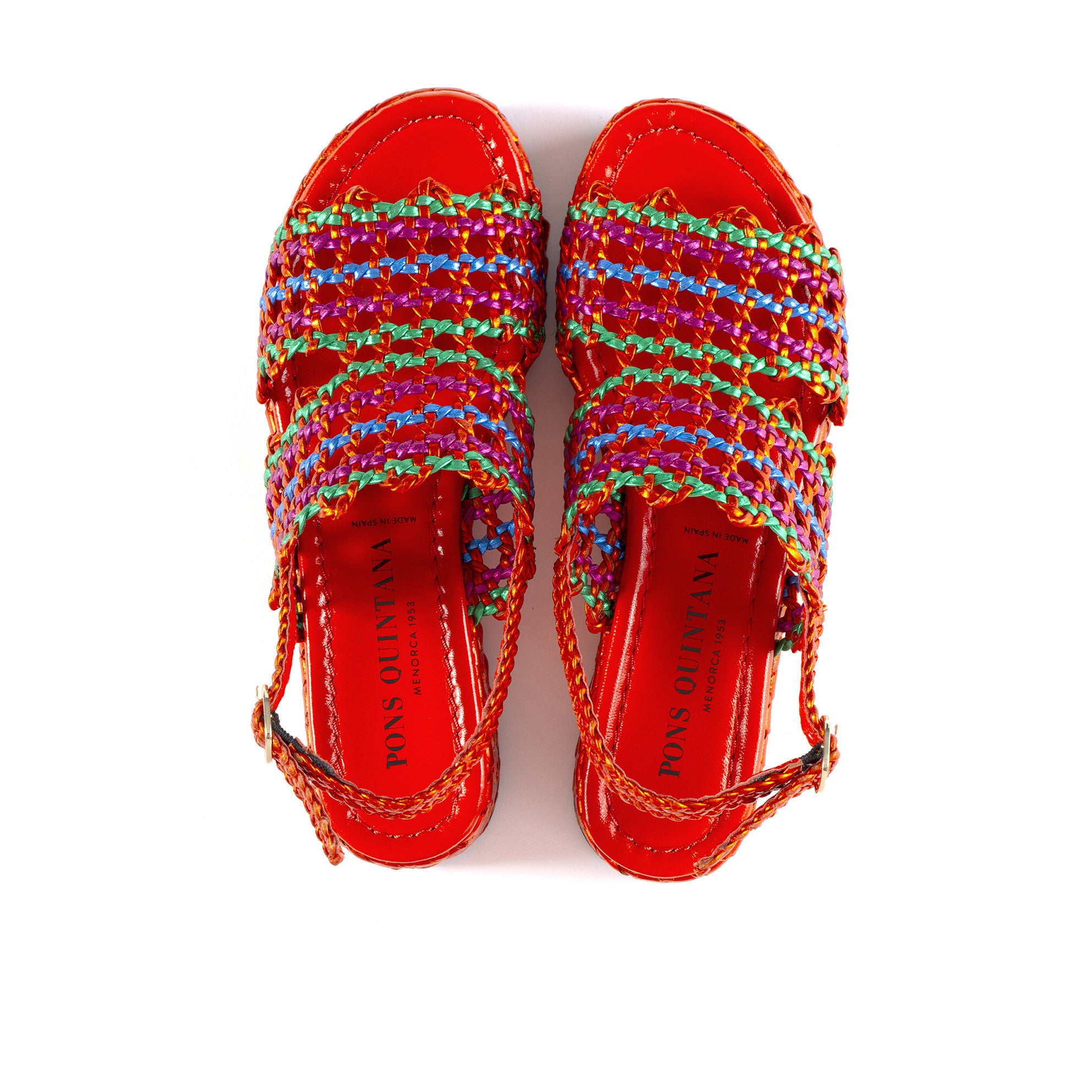 SANDALIA PLATAFORMA FORLI METAL VBR