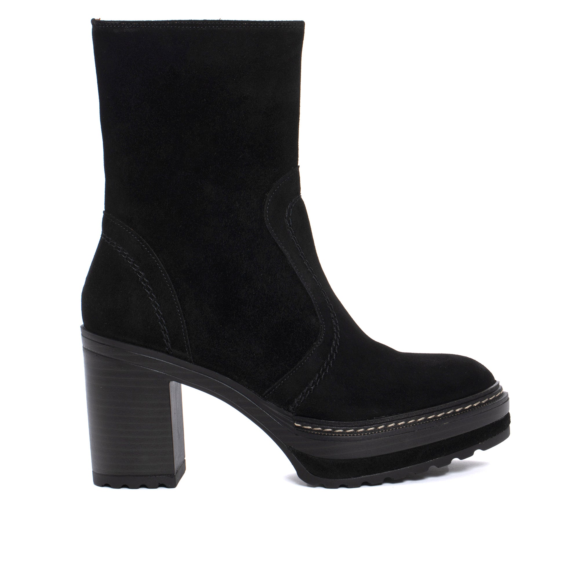 BOTIN TAC OLIVIA VELOUR NEGRE