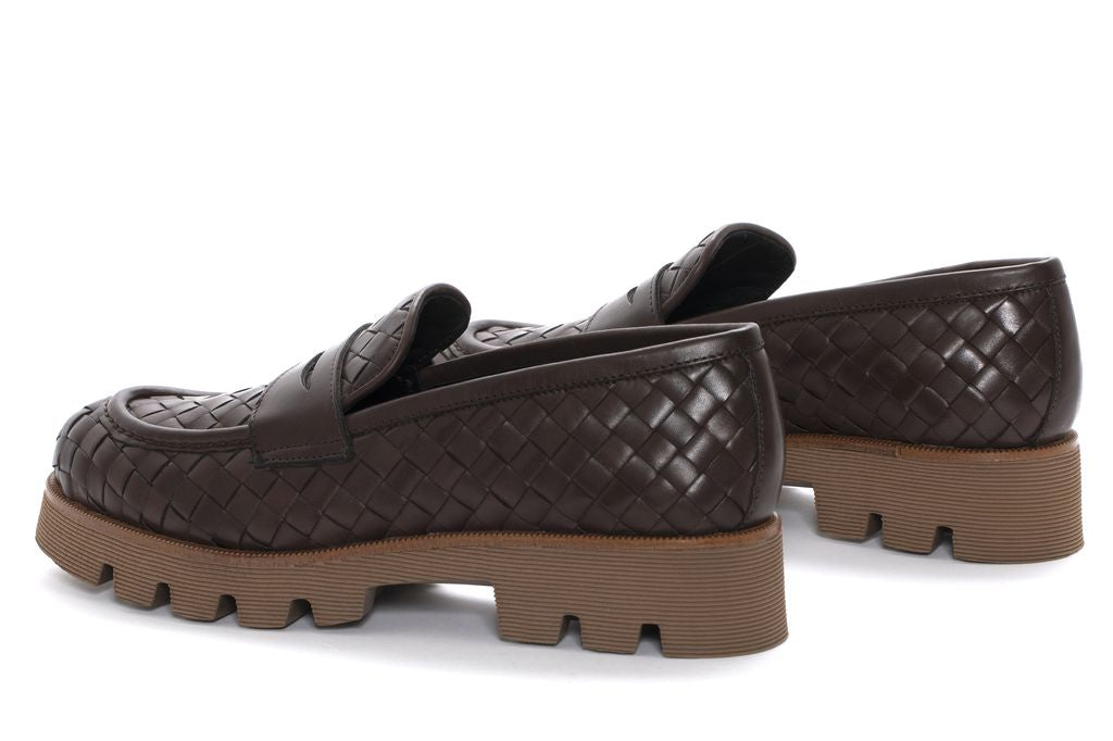 MOCASIN JENNY TRENZADO 10 MM EBANO