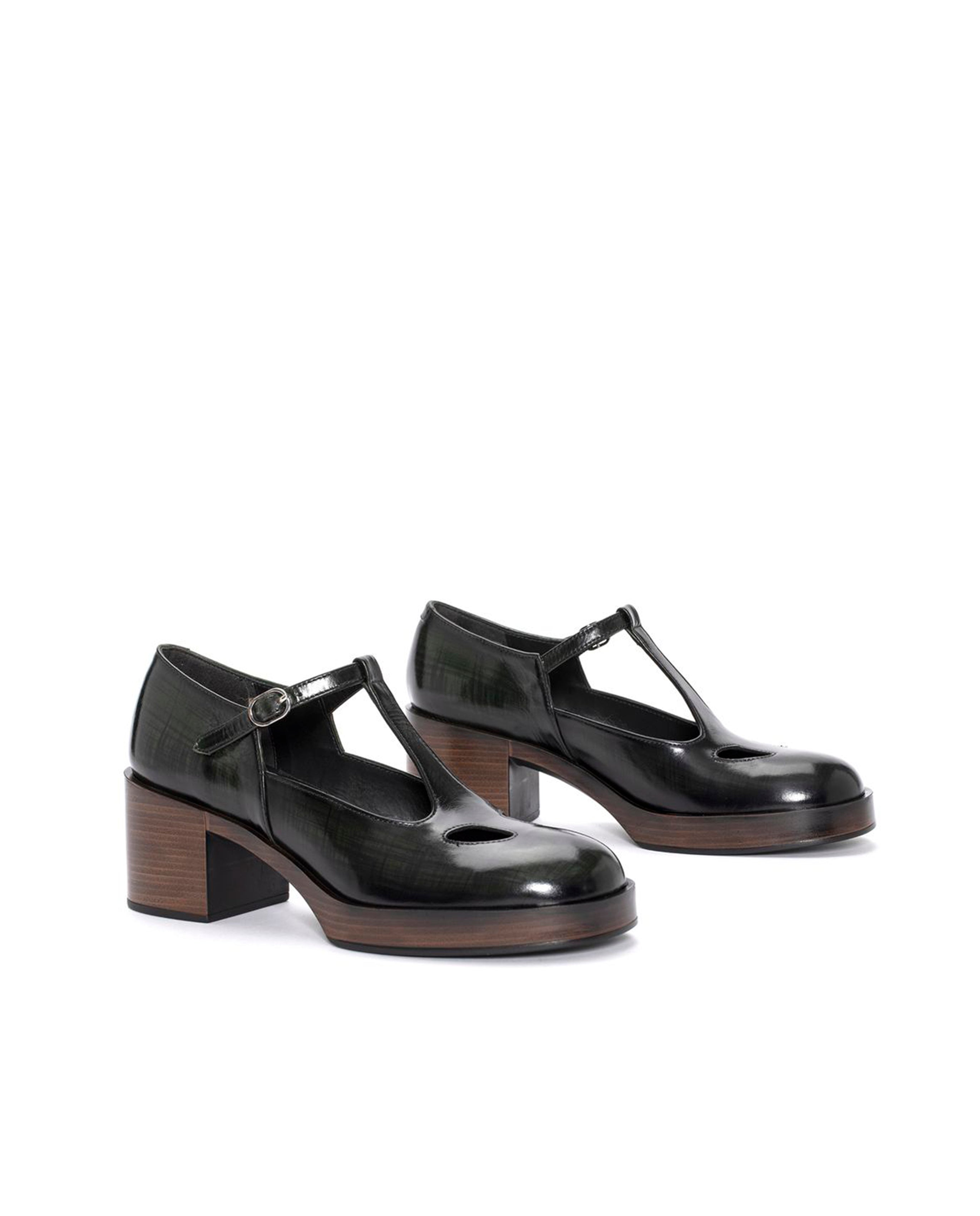 ZAPATO TACON CRISTIN NEPAL BOSQUE