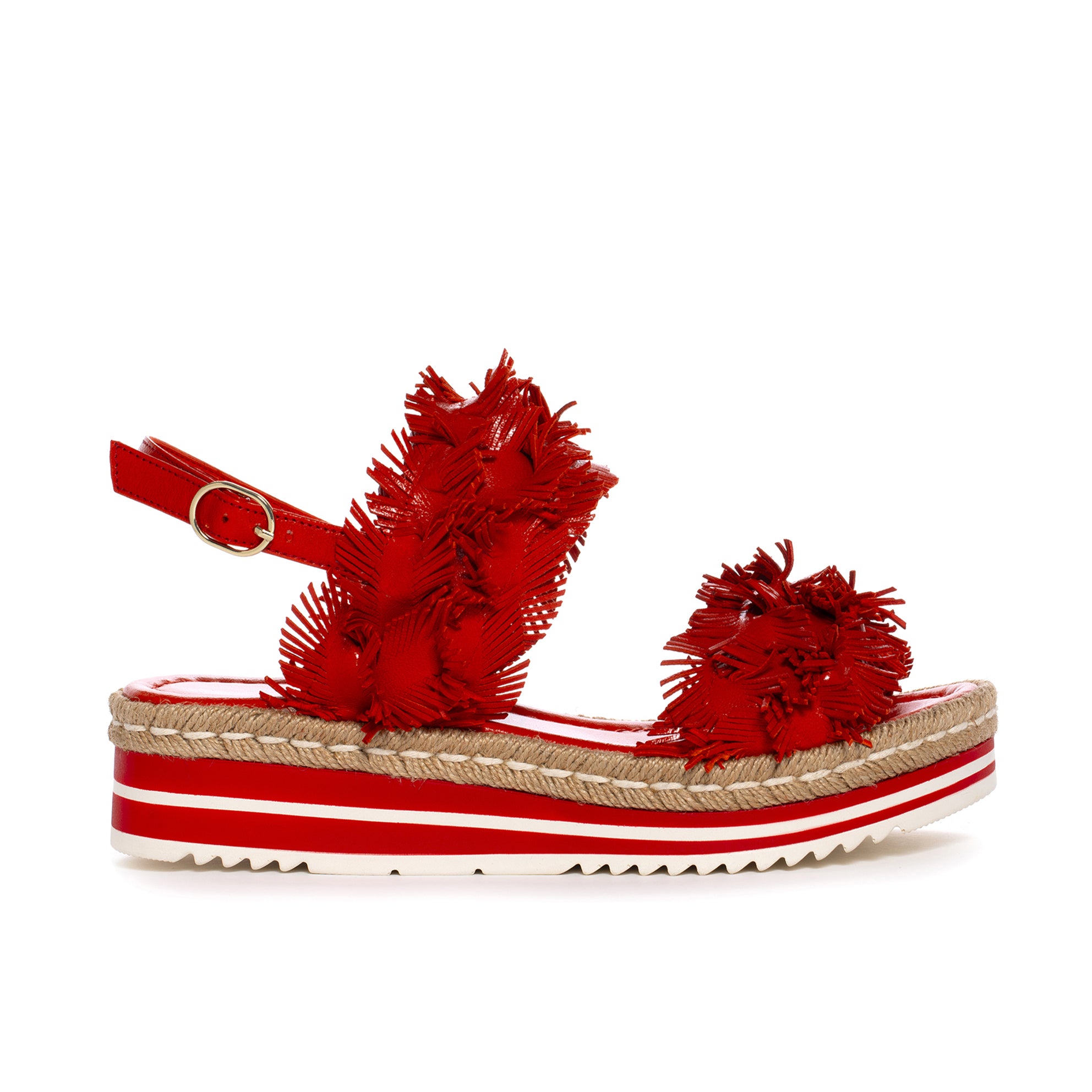 SANDALIA PLATAFORMA MILAN MANDARINA