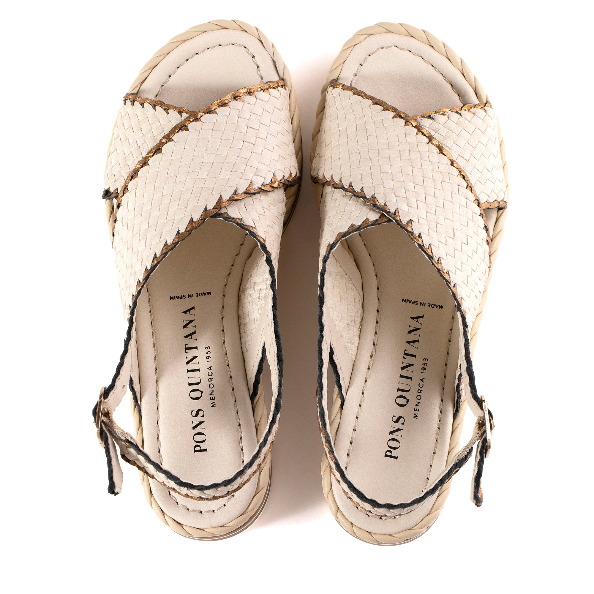 SANDALIA PLATAFORMA MILAN WET SALINAS