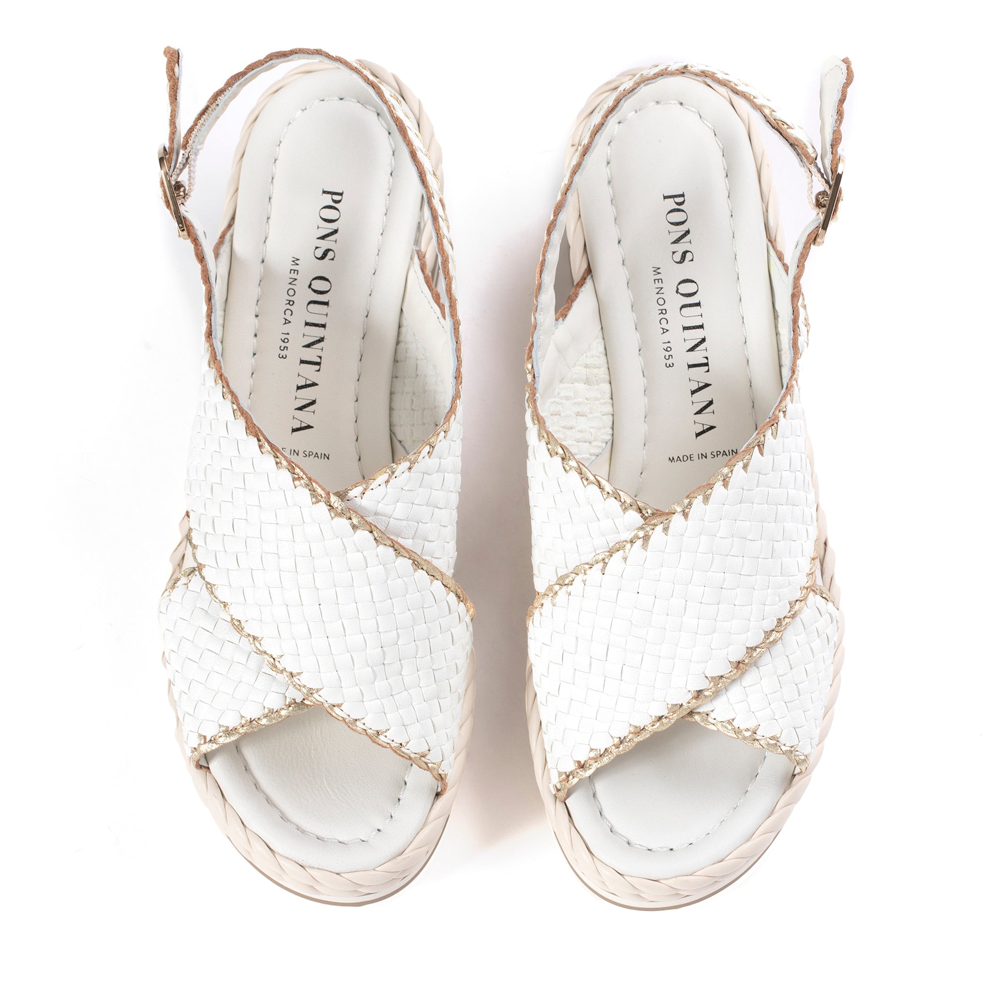 SANDÀLIA PLATAFORMA PADOVA WET MILK