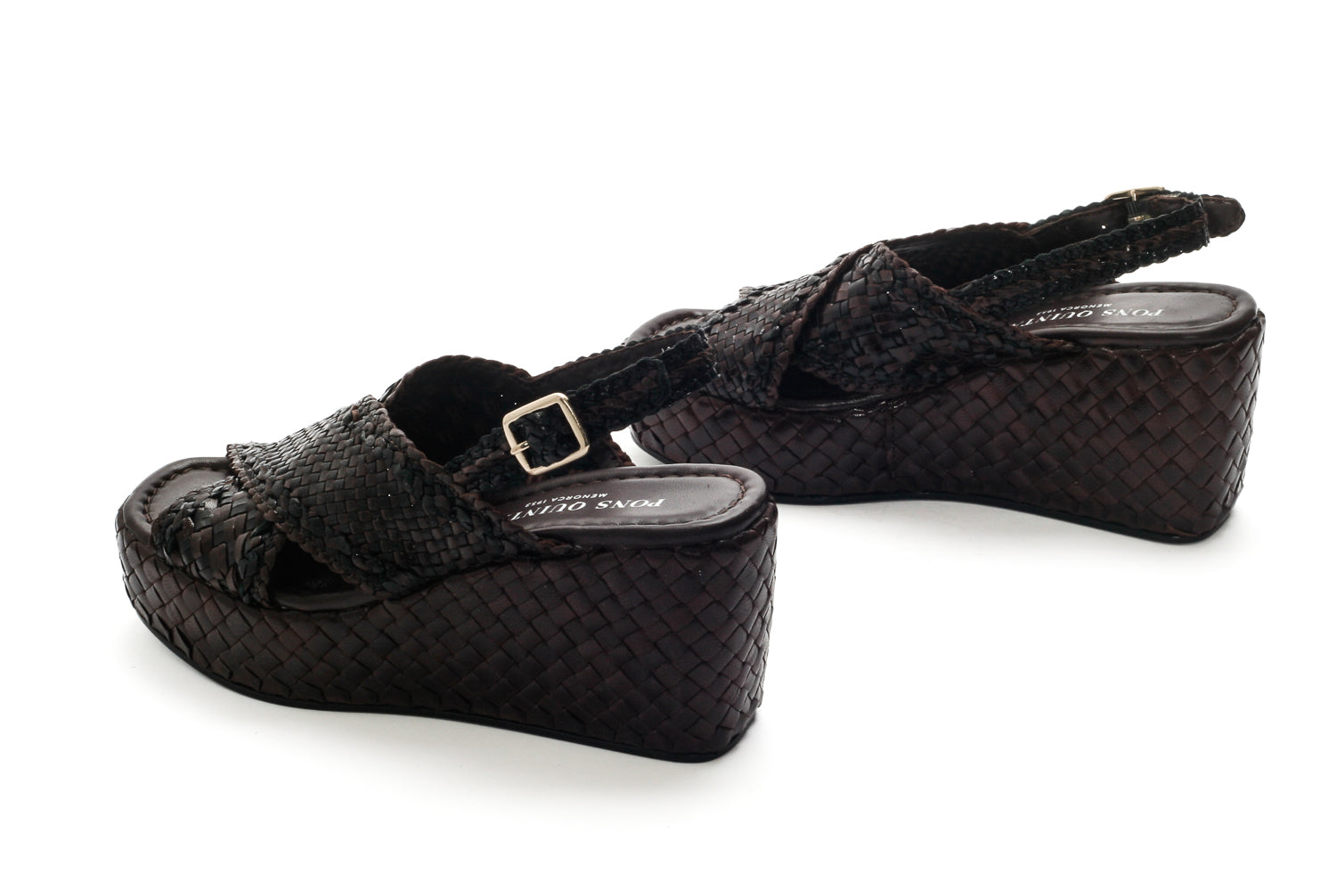 SANDALIA PLATAFORMA ANKARA CAFE NEGRO