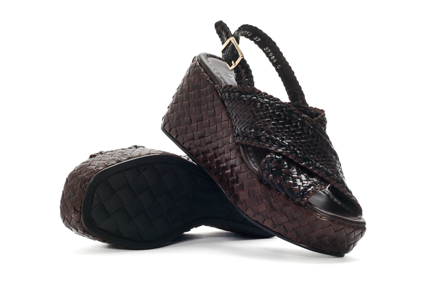 SANDALIA PLATAFORMA ANKARA CAFE NEGRO