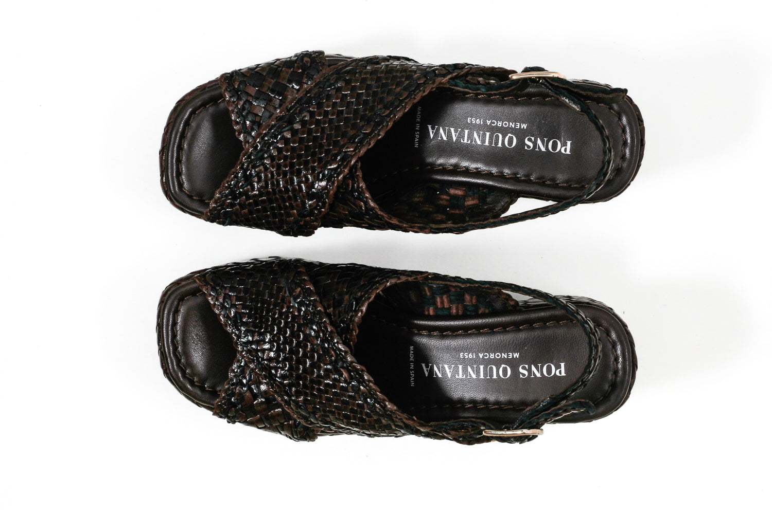 SANDALIA PLATAFORMA ANKARA CAFE NEGRO