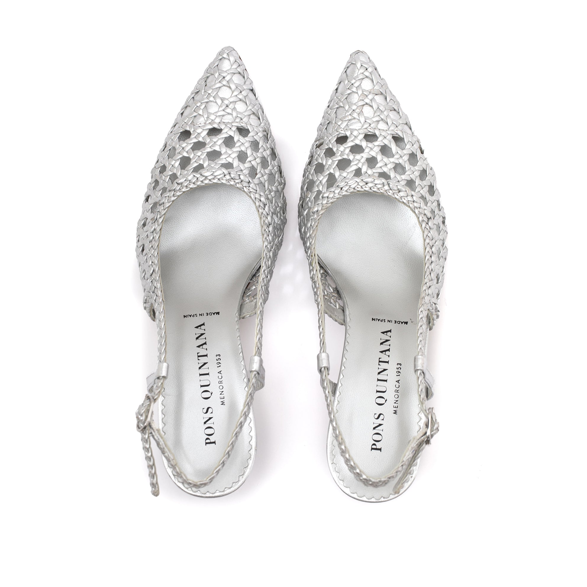 SANDALIA TACON CAROL METAL METAL SILVER