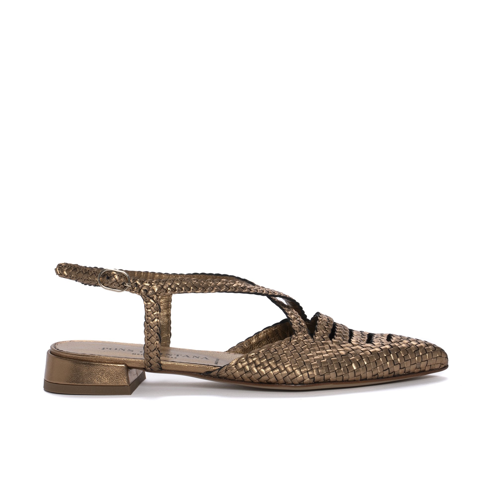 SANDALIA PLANA SONIA METAL OASSI