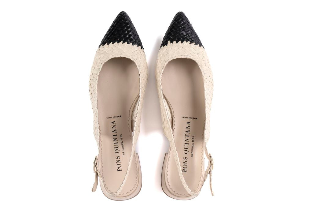 SANDALIA PLANA SONIA WET SALINAS/NEGRO