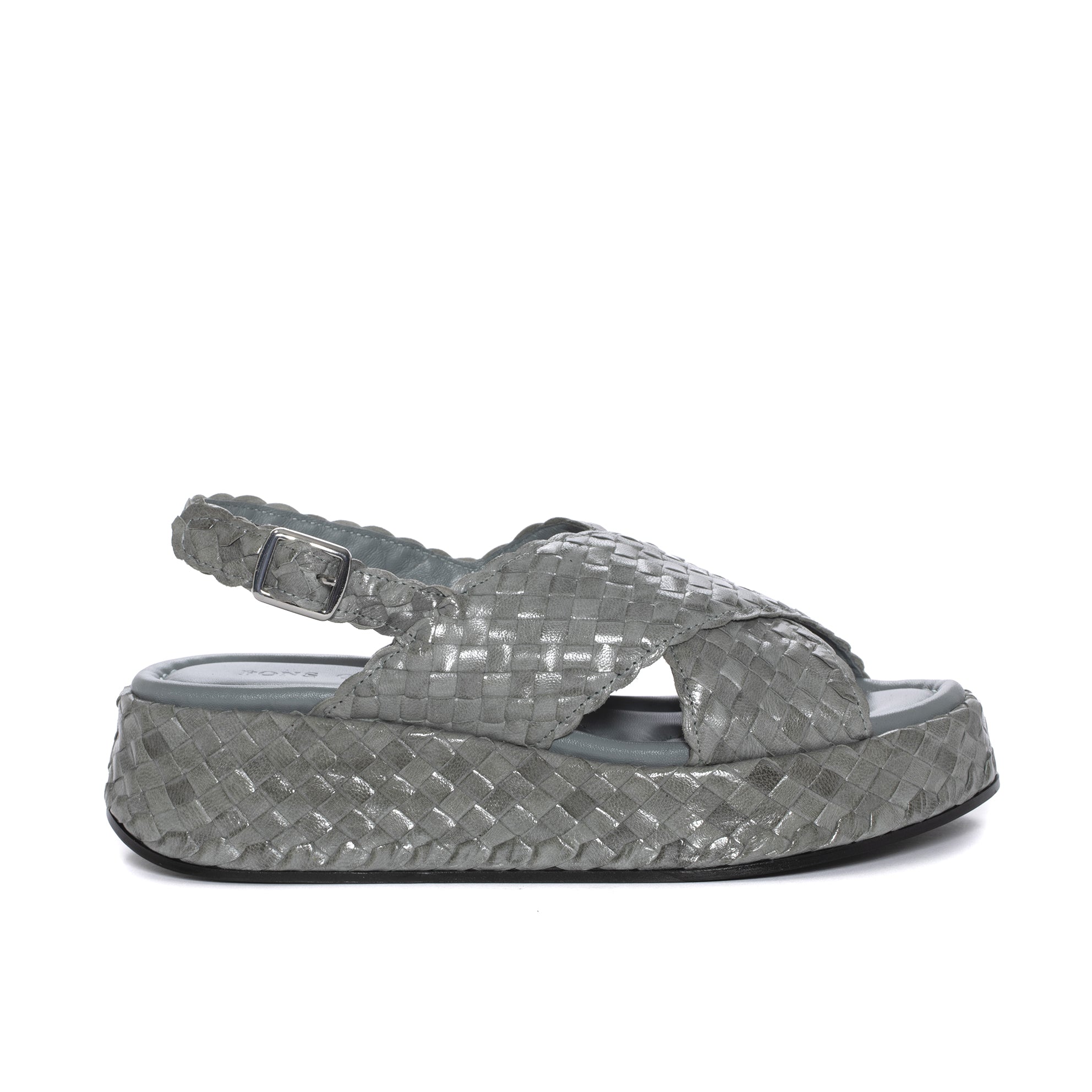 SANDALIA PLATAFORMA MAUI TRENZADO 8 MM ALGA