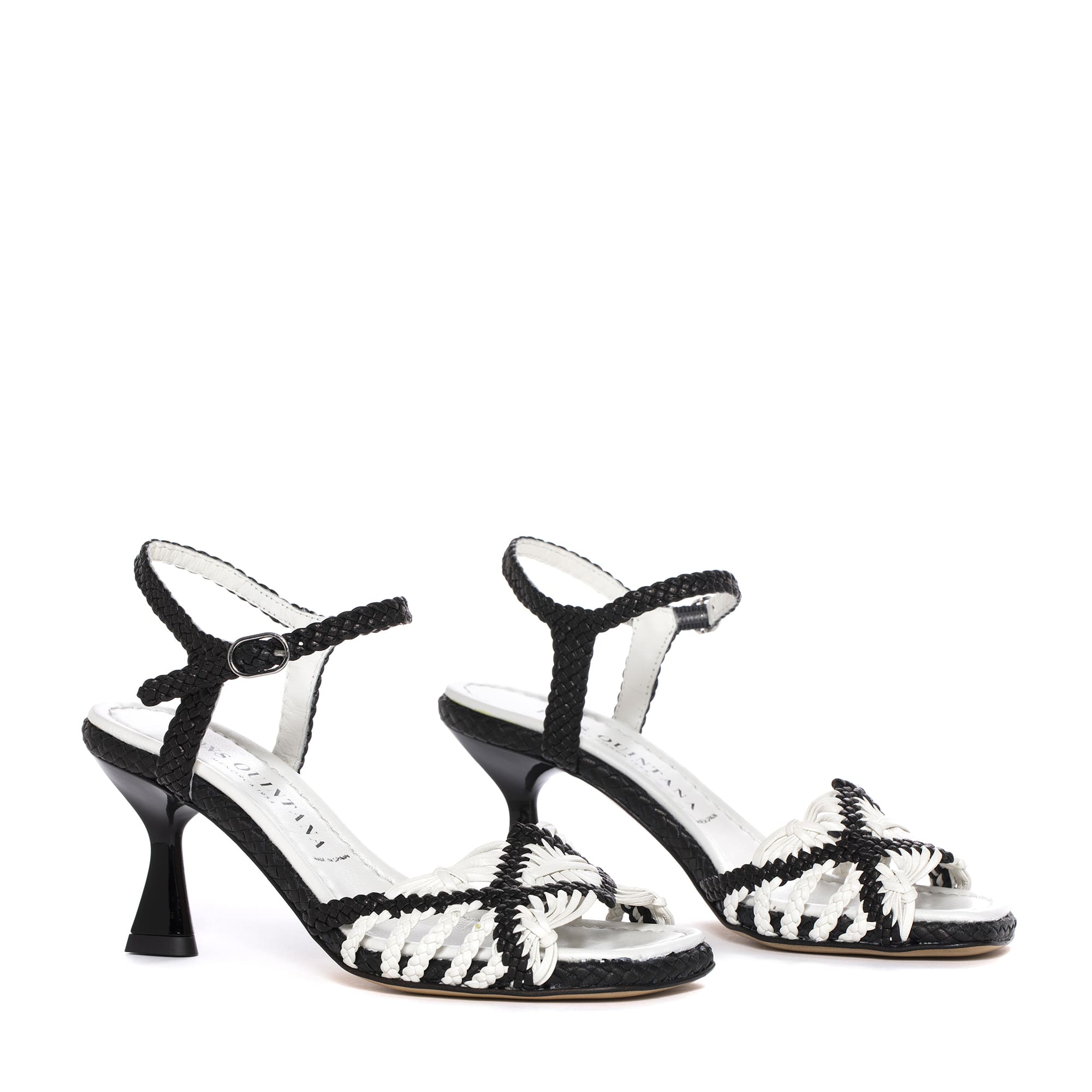 SANDALIA TACON FIJI NEGRO/WET MILK
