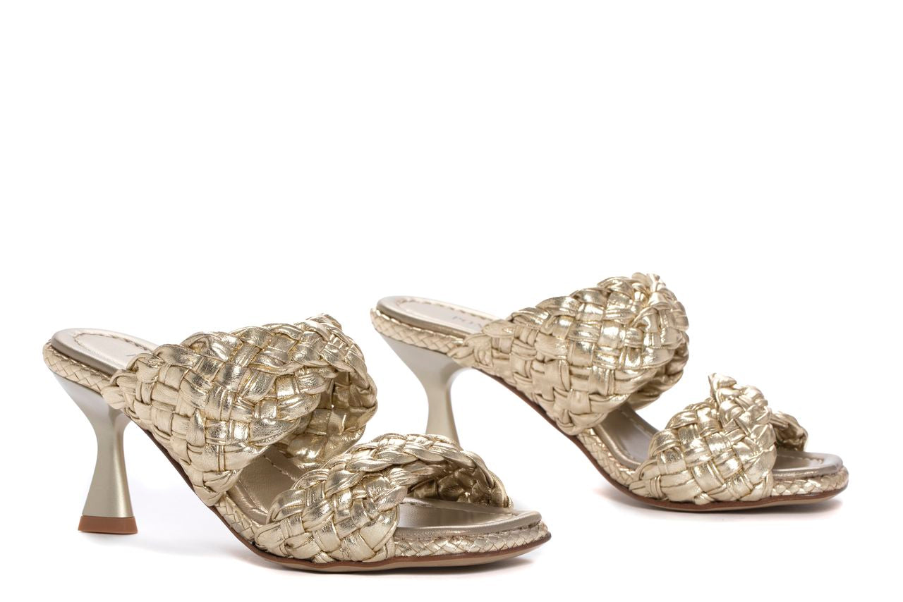 SANDALIA TACON FIJI PLATINO