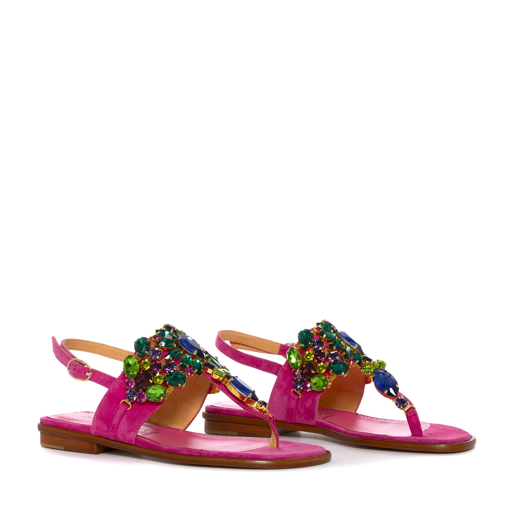 SANDALIA PLANA TINA ANTE WET FRESA