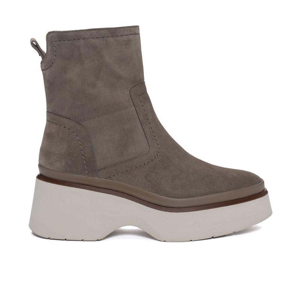 BOTIN PLATAFORMA RAQUEL VELOUR TOPO