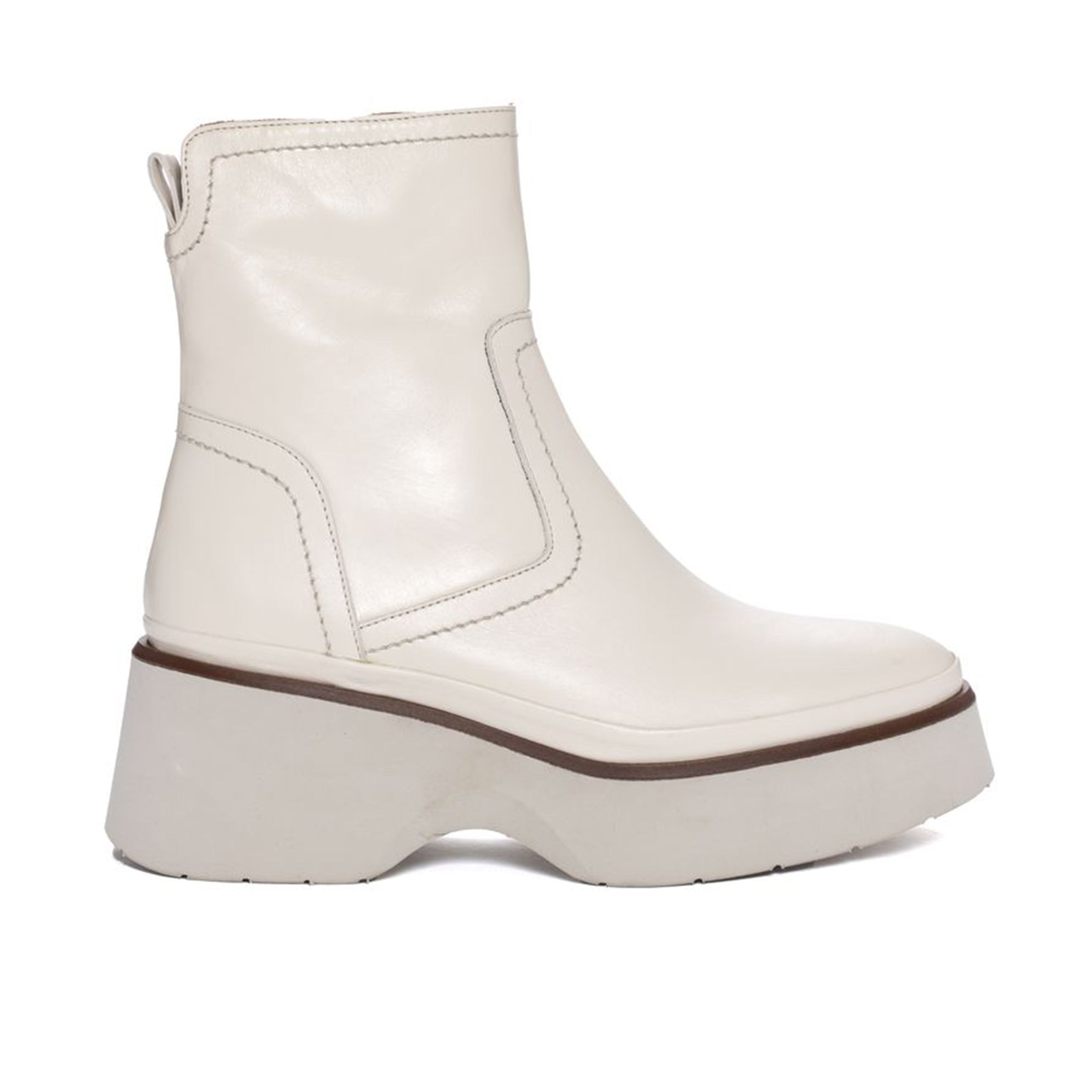 BOTIN PLATAFORMA RAQUEL PIUMA HIELO