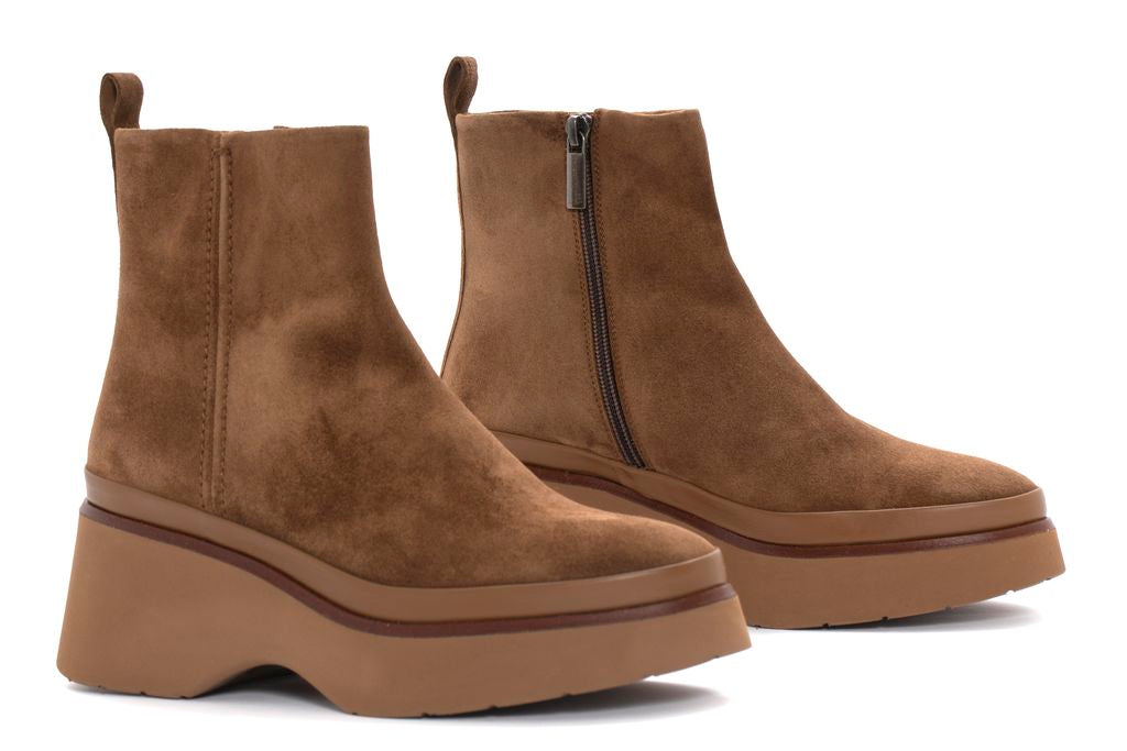 BOTIN PLATAFORMA RAQUEL VELOUR TOFFE