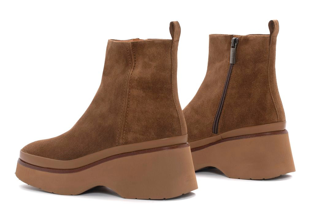 BOTIN PLATAFORMA RAQUEL VELOUR TOFFE