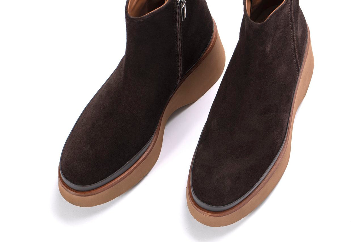 BOTIN PLATAFORMA RAQUEL VELOUR EXPRESS