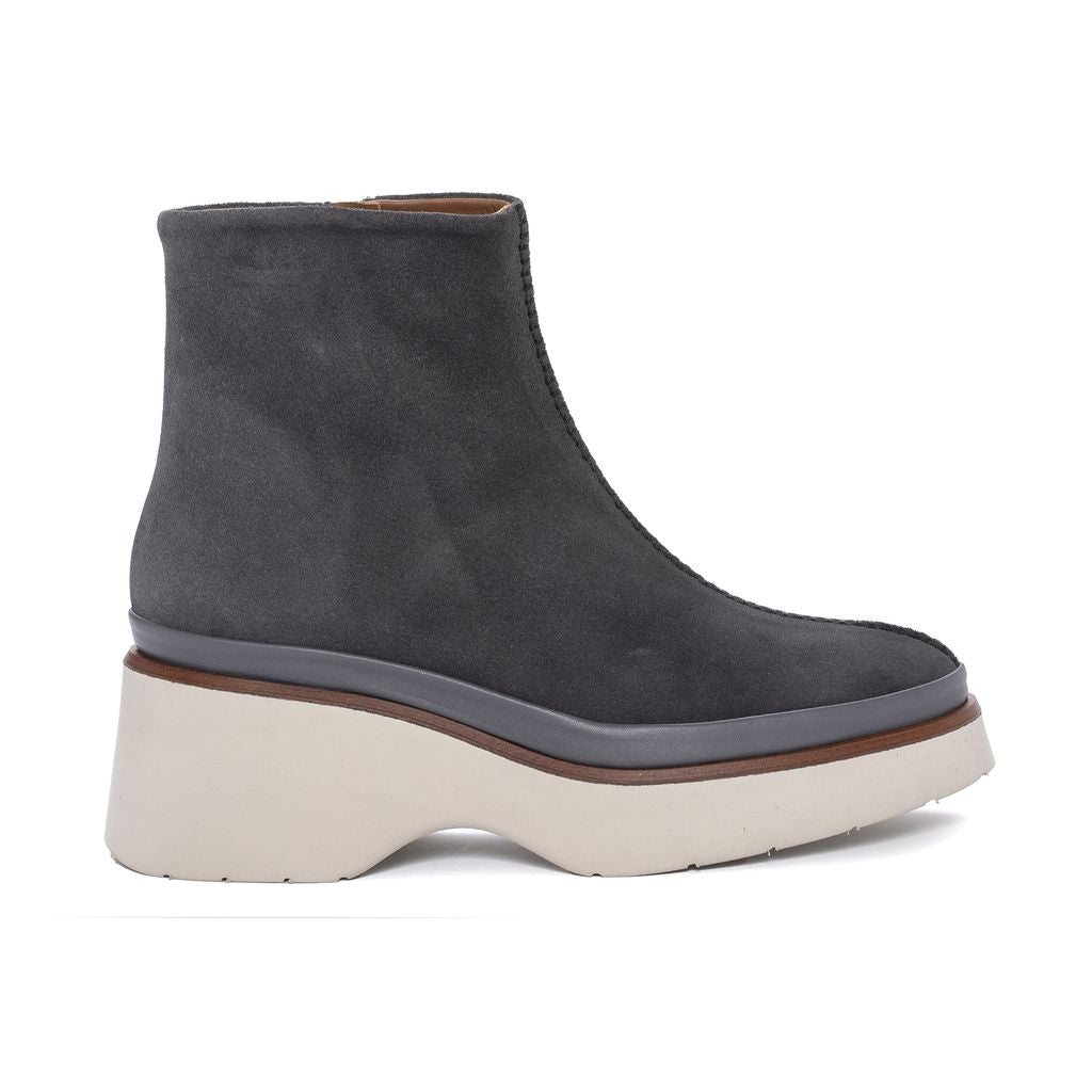 BOTIN PLATAFORMA RAQUEL VELOUR CARBON