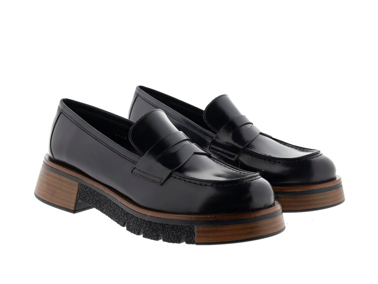 MOCASIN PLATAFORMA MALI NEPAL NEGRO