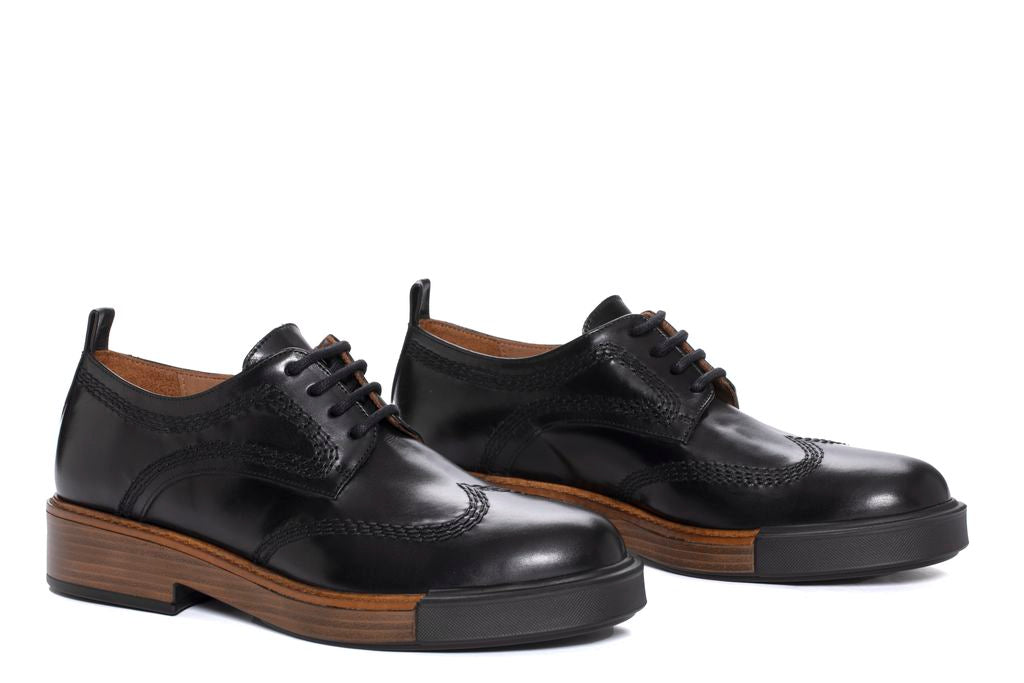 ZAPATO GIANNA VAQUETA NEGRO