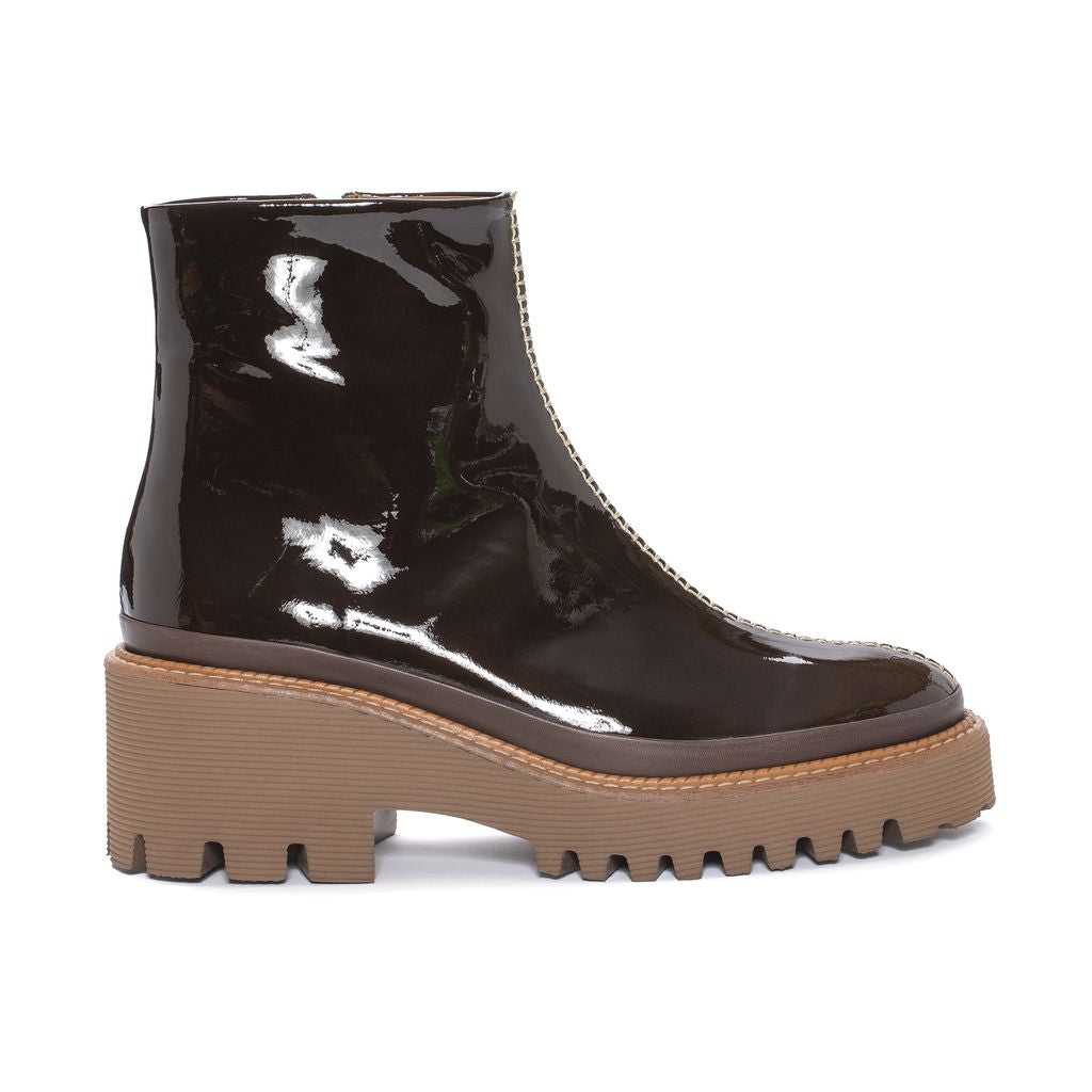 BOTIN PLATAFORMA CARMEN VERNICE EBANO