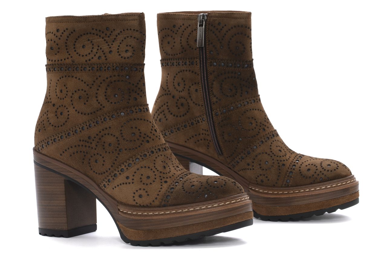 BOTIN TACON OLIVIA VELOUR TOFFE