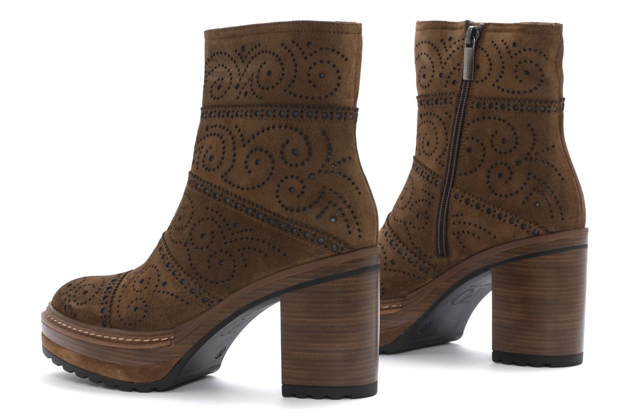 BOTIN TACON OLIVIA VELOUR TOFFE