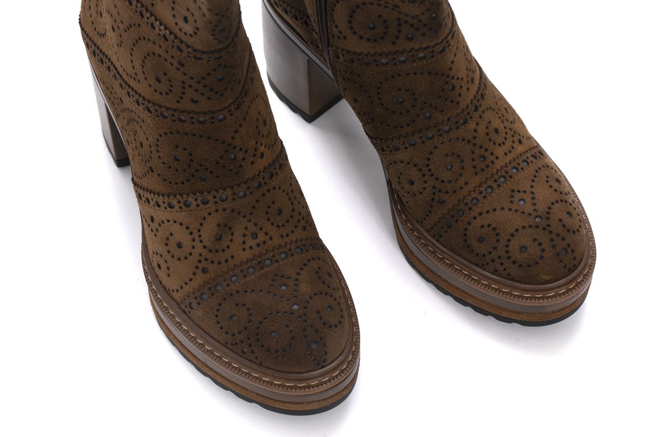 BOTIN TACON OLIVIA VELOUR TOFFE