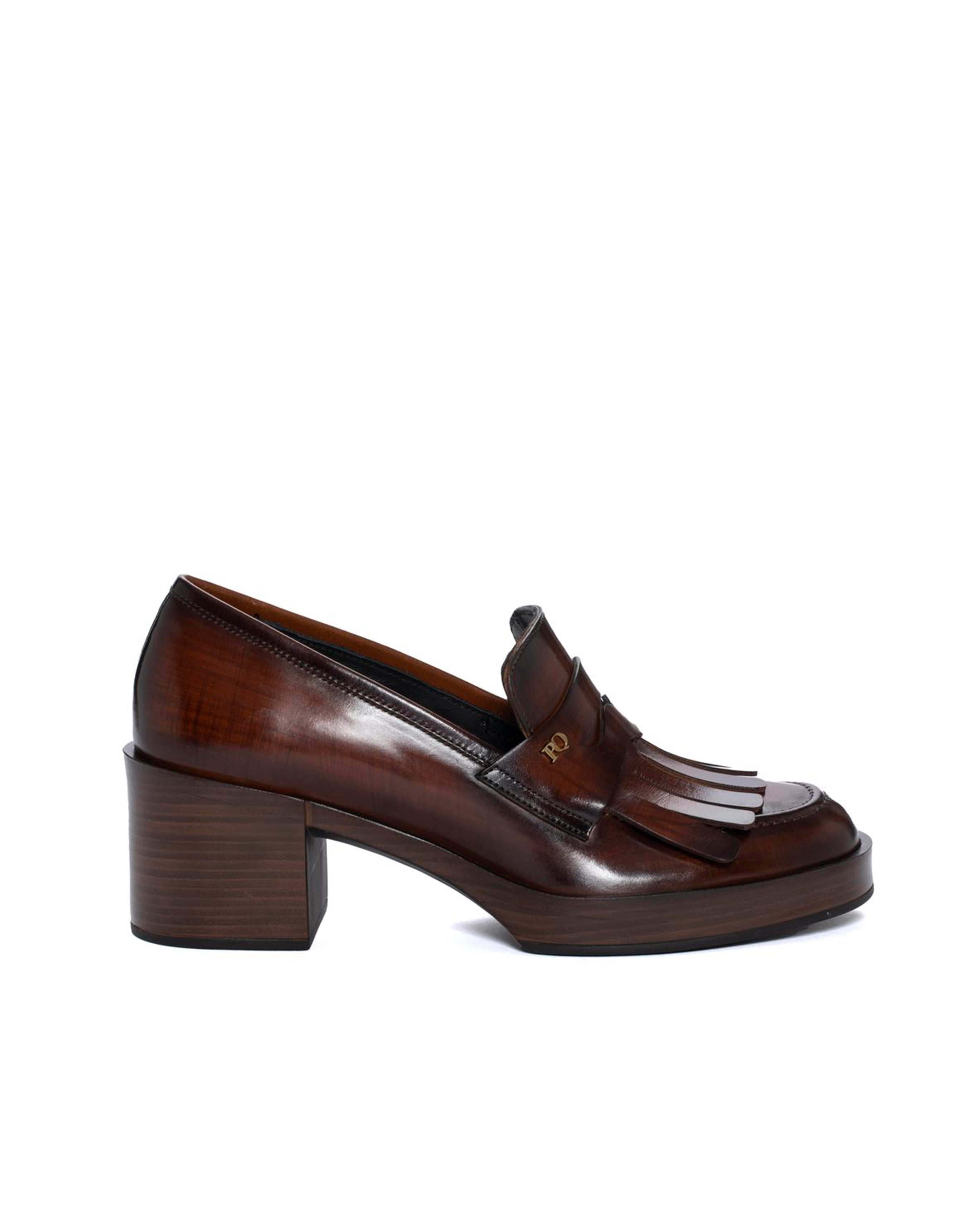 MOCASIN DE TACON CRISTIN FLECOS LEGNO