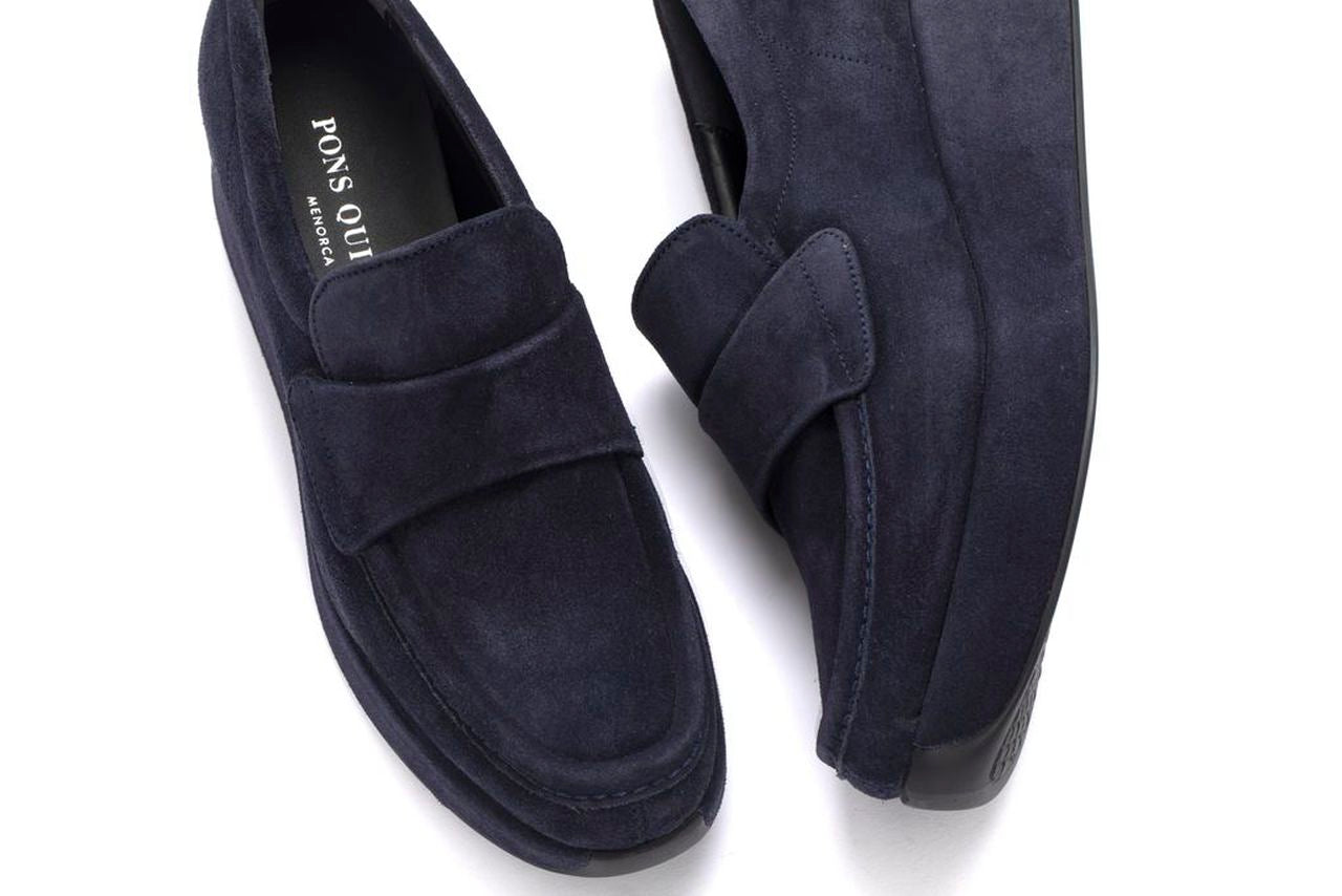 MOCASIN PLATAFORMA CERTIER VELOUR OCEANO