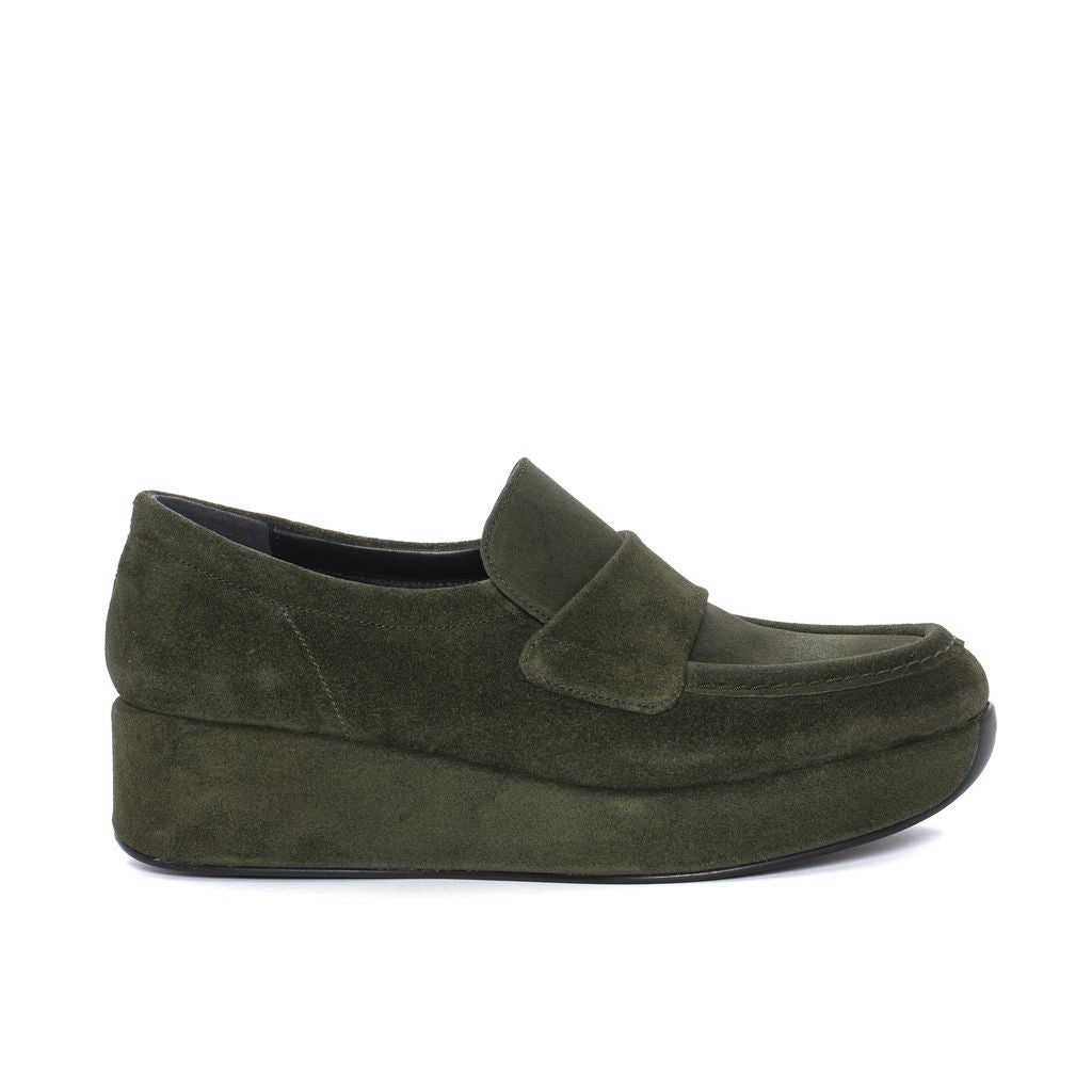 MOCASIN PLATAFORMA CERTIER VELOUR MUSGO