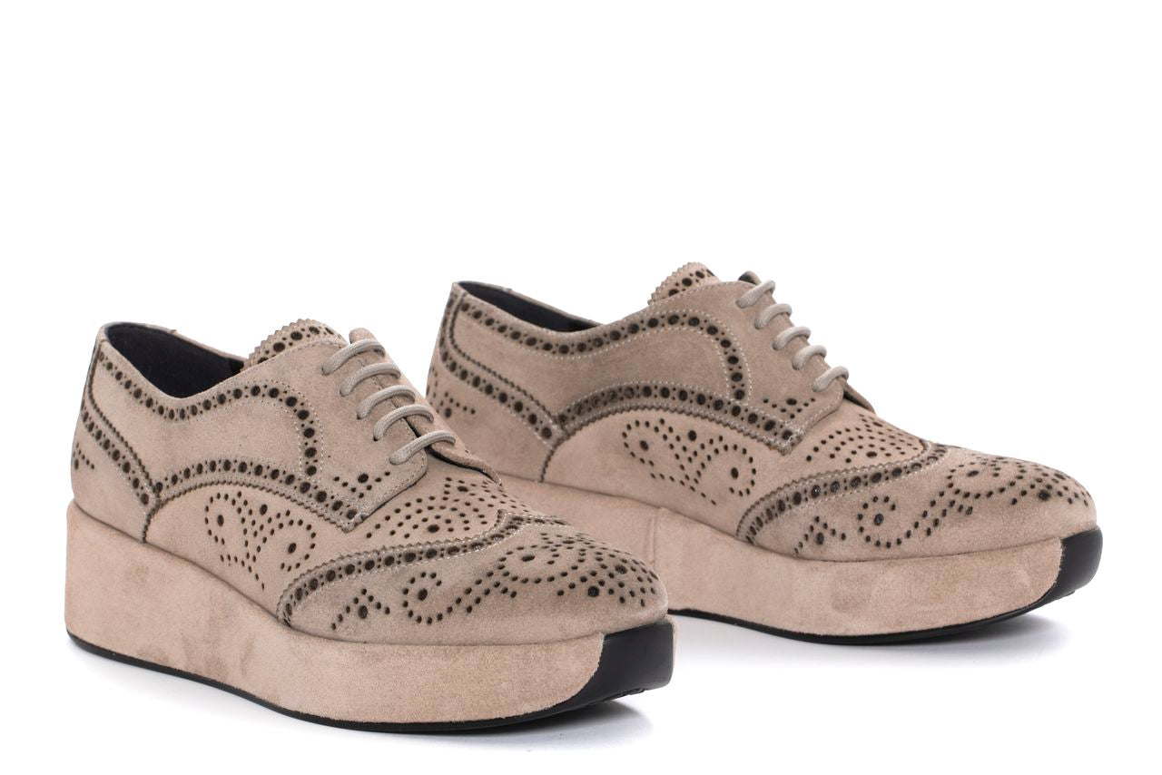 BLUCHER PLATAFORMA CERTIER VELOUR CORDA